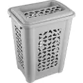 OKT keeeper vaskeboks per, med lokk, 60 liter, nordisk grå kompakt skittentøyskurv, kapasitet 60 liter, to - 1 stk (1070113000000)
