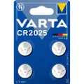 Varta CR2025 Lithium Coin 4 Pack