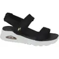 SKECHERS for woman. 119813 Sandals Uno Summer Stand2 black (39), 3 to 5 cm, Velcro, Casual