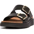 FitFlop Buckle Two-bar Leather Badesandal