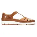 Pikolinos for woman. W8D-0855C1 Leather Sandals Tenerife brown (37), 3 to 5 cm, Velcro, Casual