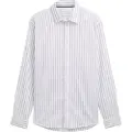 Tom Tailor Striped Slub Oxford Langarmet T-skjorte