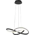 JUST LIGHT Hengende lampe sort 57 cm 3-trinns dimmbar inkl. LED - Viola Due
