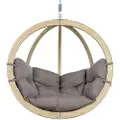 AMAZONAS AZ-2030812, Hengende egg-stol, uten stativ, Inne/Ute, Taupe / brun, Polyester, 120 kg