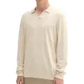Tom Tailor Cotton Cashmere Knit Langermet Poloskjorte