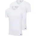 Adidas Underwear Active Flex Cotton Kortarmet Undertrøye Med V-hals 2 Enheter