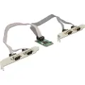 DeLOCK MiniPCIe I/O PCIe full størrelse 4 x Seriell RS-232 - Serieller Adapter - PCI Express 1.1 Mini Card - RS-232 x 4 (95243)