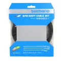 Shimano Optislik MTB girkabelsett, sort