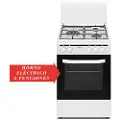 Vitrokitchen Cb5535bne Gasskomfyr Med Ovn 3 Brennere