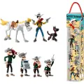 Plastoy Lucky Luke Mini 7-pakning Figurer 4 Stk 10 Cm