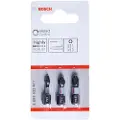 Bosch Impact Control Screwdriver Bits Set PZ1-PZ2-PZ3 25 mm