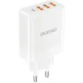 Dudao USB-lader 3xUSB-A og 1xUSB-C PD 20W - hvit