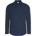 Calvin Klein Solid Stretch Slim Fit Skjorte Med Lange Ermer