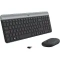 Logitech Mk470 Slim Trådløst Tastatur Og Mus Engelsk