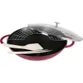 Staub Jern Støpejernswok Med Lokk 37 Cm