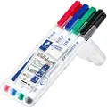Staedtler Whiteboardmarker Staedtler 301 med 4 stk. ass. farver i plastetui