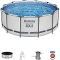 Bestway Steel Pro Max 366x122 Cm Stål Rundt Overjordisk Basseng