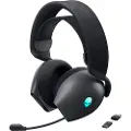 Alienware Tri-Mode Wireless Gaming Headset AW725H - Hodesett - full størrelse - Bluetooth / 2,4 GHz radiofrekvens - trådløs, kablet - 3,5 mm jakk - Dark Side of the Moon
