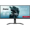 Iiyama G-MASTER GCB3484WQSU-B1, 86,4 cm (34), 3440 x 1440 piksler, UltraWide Quad HD, LED, 0,4 ms, Sort