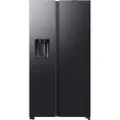 Samsung RS80F64KEF, Frittstående, Amerikansk dør, Sort, 2 dører, Premium Black Steel, På innsiden