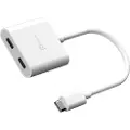 J5CREATE USB-C to Dual USB-C with Video or Power Delivery
