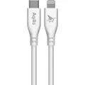Aqiila Cablebird CS22 USB C - Lightning 30W silikon 2m hvit