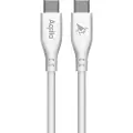 Aqiila Cablebird CS12 kabel USB C til C 60W silikon 2m hvit