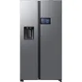 Samsung Series 9 RS90F64EDT, Frittstående, Amerikansk dør, Rustfritt stål, 2 dører, 36/64, LCD