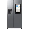 Samsung Series 9 RS90F67BET, Frittstående, Amerikansk dør, Sort, 2 dører, Premium Black Steel, 36/64