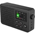 Denver DAB-57 bærbar DAB+/FM-radio med Bluetooth og fargeskjerm
