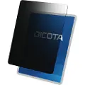 Dicota - Skjermpersonvernfilter for nettbrett - selv-klebende - film - med personvernsfilter - 4-veis - klebemiddel - 10.9 - svart - for Apple 10.9-inch iPad (10. generasjon)