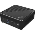 MSI Cubi N ADL S 098EU - Mini-PC N-series N200 / inntil 3.7 GHz - RAM 4 GB - SSD 128 GB - UHD Graphics - Gigabit Ethernet - Win 11 Pro - monitor: ingen - svart