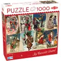 Tactic Vintage Christmas Cards 1000 pcs puzzle