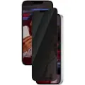 PanzerGlass SAFE. by PanzerGlass - Skjermbeskyttelse for mobiltelefon - ultra-bred passform med justering - glass - med personvernsfilter - 2-veis - for Apple iPhone 13, 14, 14 Pro