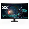 Gigabyte GS32QCA - LED-skjerm - 32 (31.5 synlig) - 2560 x 1440 QHD @ 180 Hz - VA - 250 cd/m² - 3500:1 - 1 ms - 2xHDMI, DisplayPort