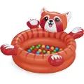 Bestway Rød PANDA tørrbasseng med baller 107x 94cm Bestway + 50 baller 52702