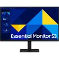 Samsung Essential S3 S27D302GAU - S30GD Series - LED-skjerm - 27 - 1920 x 1080 Full HD (1080p) @ 100 Hz - IPS - 250 cd/m² - 1000:1 - 5 ms - HDMI, VGA - svart