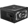 MSI MAG A1000GL PCIE5 Strømforsyning (PSU) - 1000 Watt - 135 mm - ATX 3.1 - 80 Plus Gold sertifisert