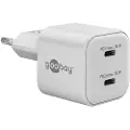 Goobay 2-ports USB GaN Oplader 35W PD Hvid