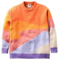 Passenger Scenic Recycled Knitted Jumper Strikket genser oransj