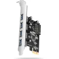 Axagon Pceu43rsa 4x Usb 5gbps Pcie-kort