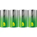 GP Super Alkaline GP14A, Engangsbatteri, C, Alkalinsk, 1,5 V, 4 stykker, -20 - 50 °C