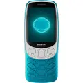 HMD Nokia 3210 - 4G funksjonstelefon - dobbelt-SIM - RAM 64 MB / Internminne 128 MB - microSD slot - rear camera 2 MP - skubablå