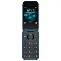 Nokia 2660 - Funksjonstelefon - dobbelt-SIM - RAM 48 MB - microSD slot - LCD-display - 240 x 320 piksler - rear camera 0,3 MP - blå