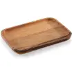 Zassenhaus snacktallerken, akasie, 26 x 17 cm