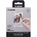 Canon SELPHY XC-60L Bulk Set - Farge (cyan, magenta, gul) - original - skrivebåndskassett og papirsett