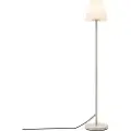 QAZQA Utendørs gulvlampe beige med hvit skjerm IP65 - Virginia