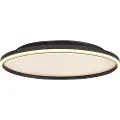 QAZQA Design taklampe svart med hvit inkl. LED 3-trinns dimbar - Xavi