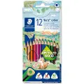 Staedtler Noris colour - Fargeblyant - assorterte skinnende farger (en pakke 12)