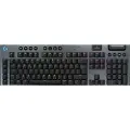 Logitech G G915 X - Tastatur - gaming, LIGHTSPEED - full size - bakgrunnsbelyst - trådløs - Bluetooth, 2.4 GHz, USB-C - svart